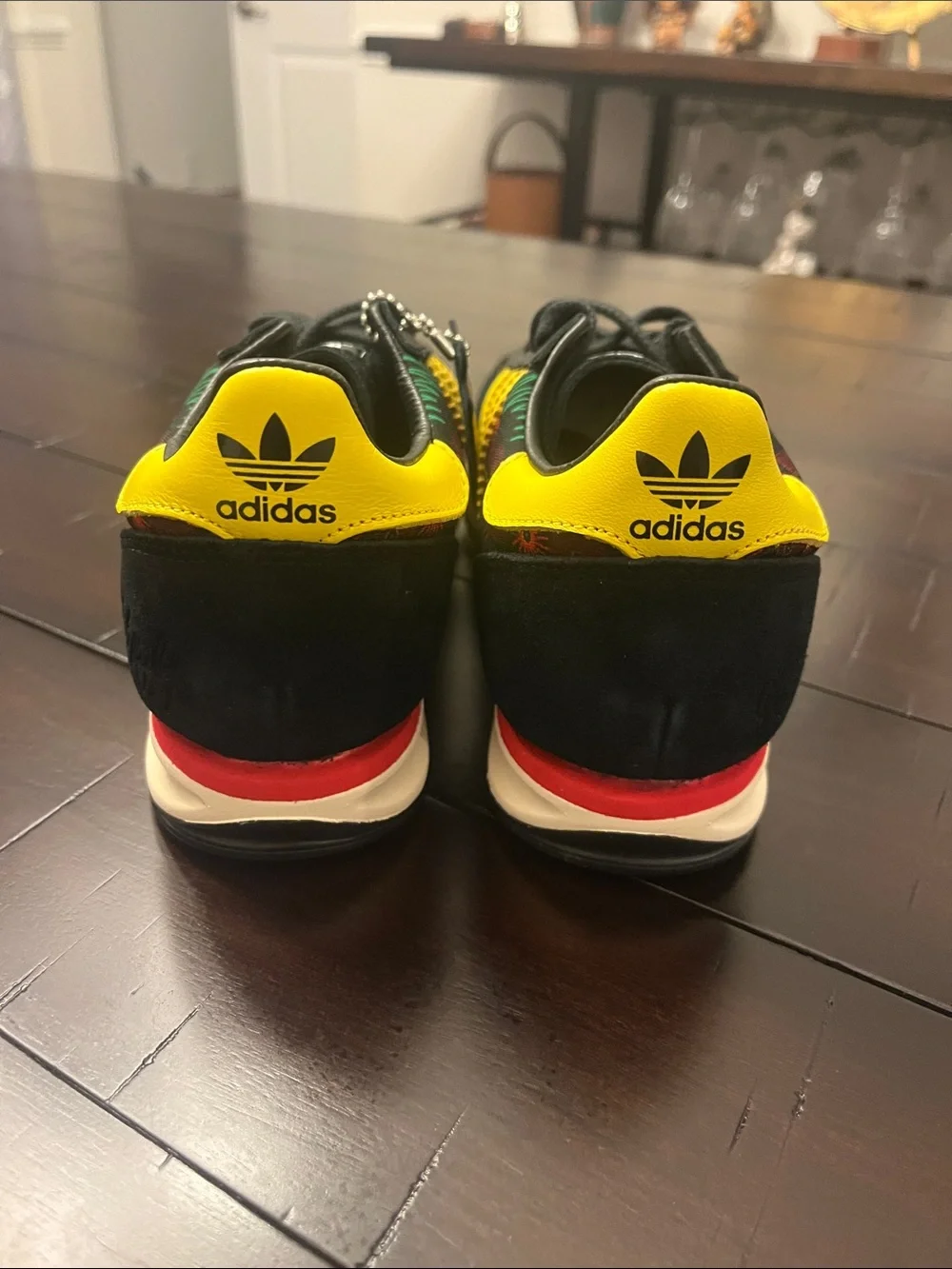 Adidas SL72 RS Jamaica Bob Marley Shoes Sneakers Reggae Mens Sz 5.5 / Womens 6.5